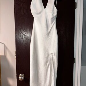Lulu's White Backless Dress